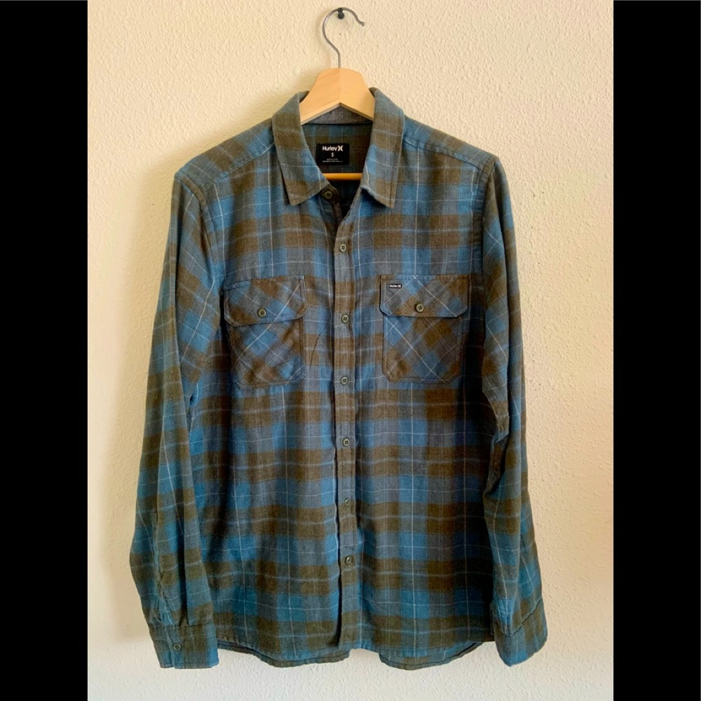 Mens Hurley Shirt , Size(S),Color-Green.